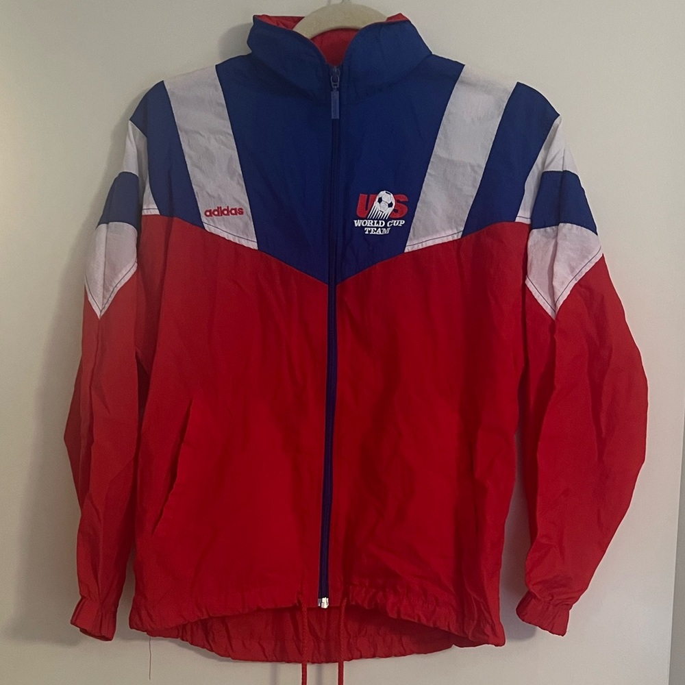 VINTAGE USA WORLD CUP TEAM ADIDAS WINDBREAKER JACKET
